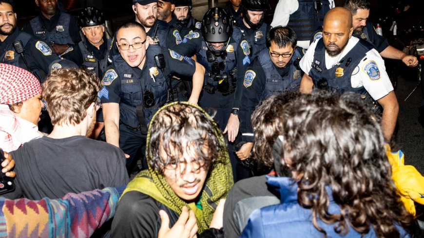 Police clear Pro-Palestinian tent encampment at George Washington University, dozens arrested