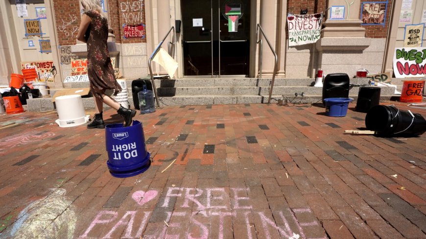 Pro-Palestinian protesters retake MIT encampment, occupy building at Rhode Island School of Design