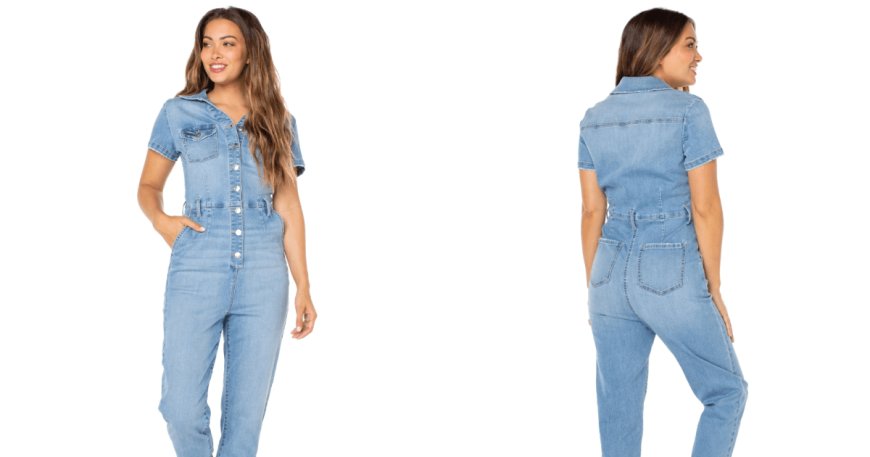 This Denim Bodycon Suit Will Have All Eyes on You This Summer