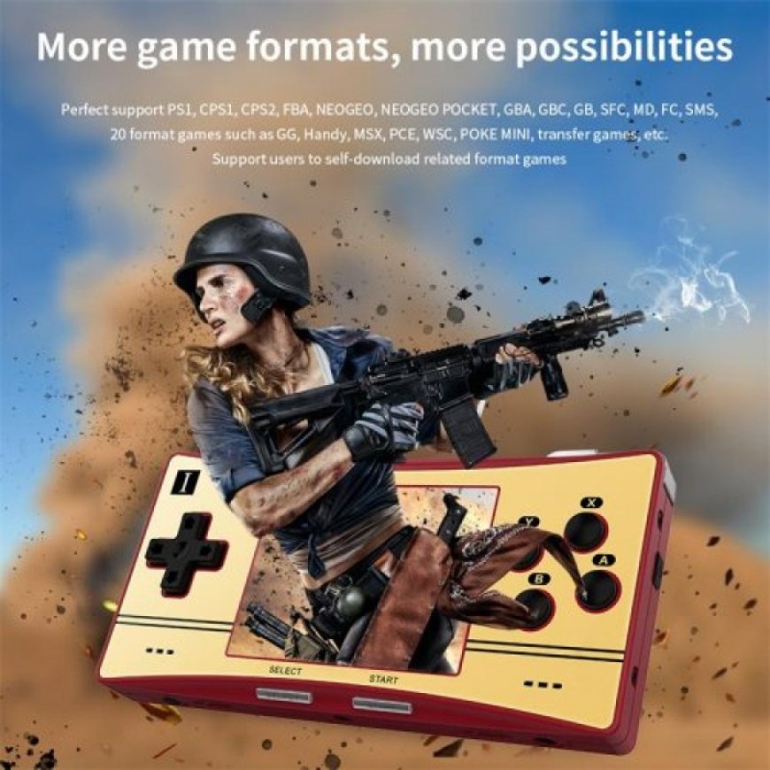 Handled Game Console, Portable Game Console with 64G TF Card Pre-Installed 5171 Classic Games,